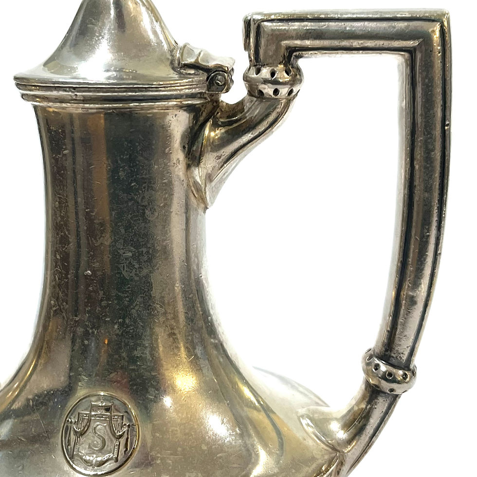 Thumbnail: Early 20th Century Hotel Silver Individual Teapot - Hotel Stadler