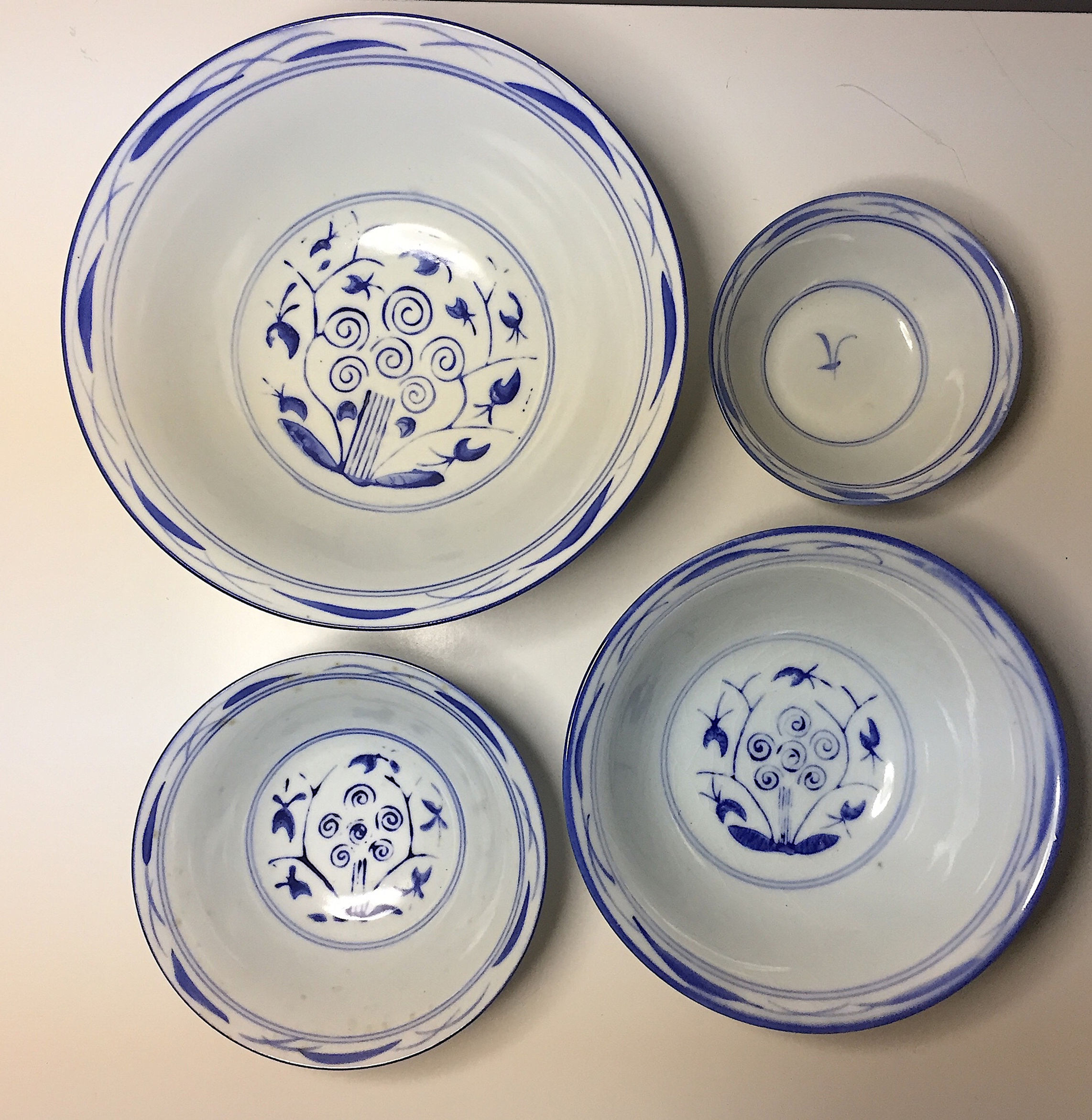 SOLD: Chinese Stacking Bowls - Set of Four