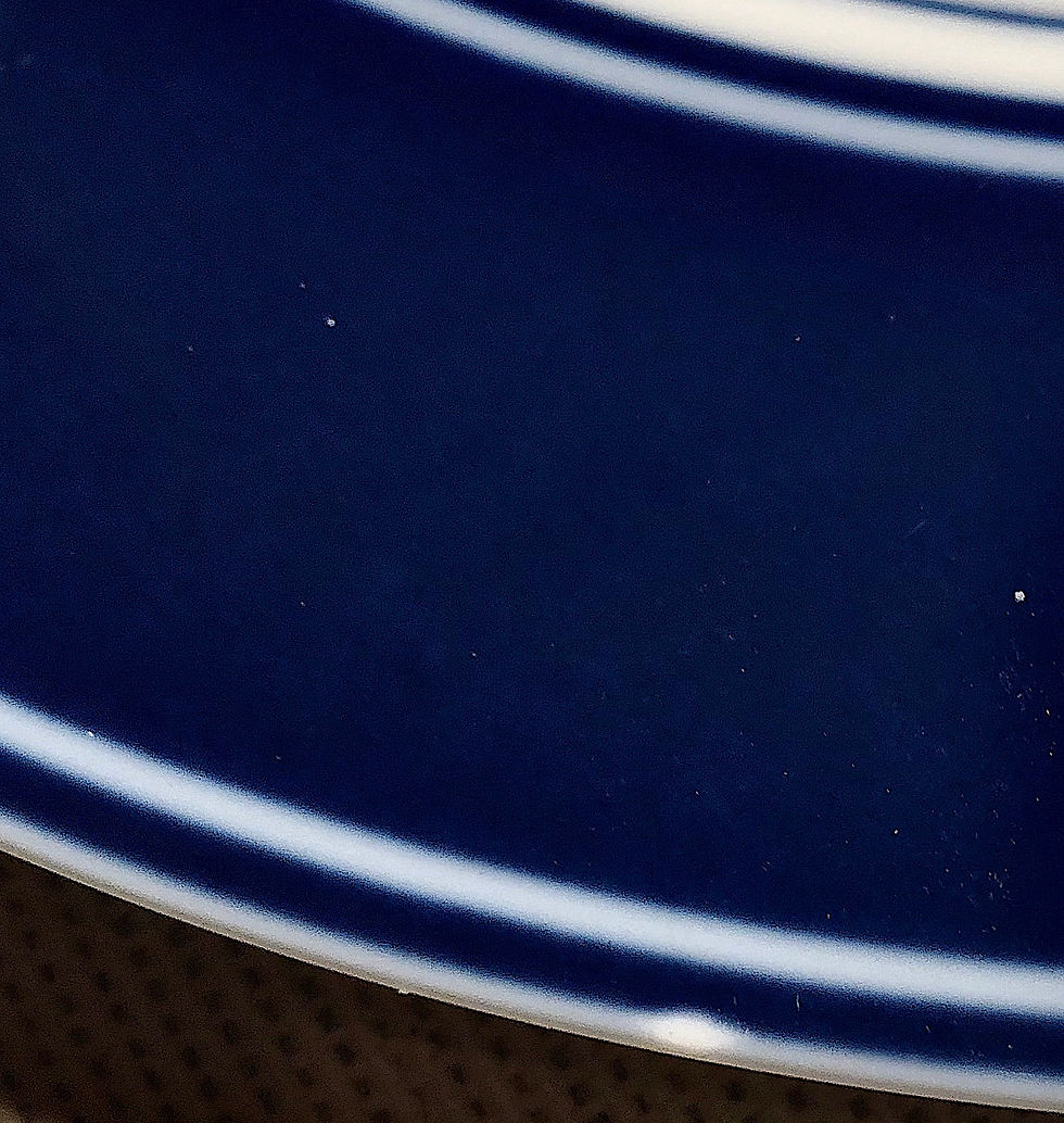 Thumbnail: SOLD: Fitz and Floyd Rondelet Blue Dinner Plates - Set of 13
