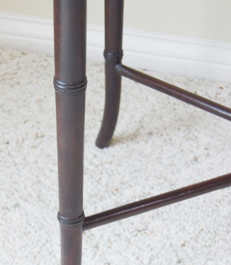 Thumbnail: SOLD: Maitland Smith Ltd. Leather Tray Table