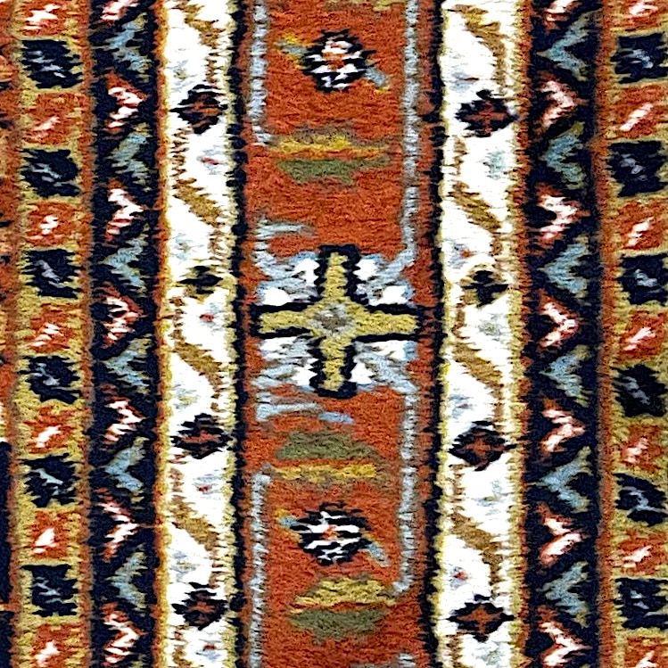 Thumbnail: SOLD: Vintage Indian Hand-Knotted Wool Runner - 12'8" x 3'2"