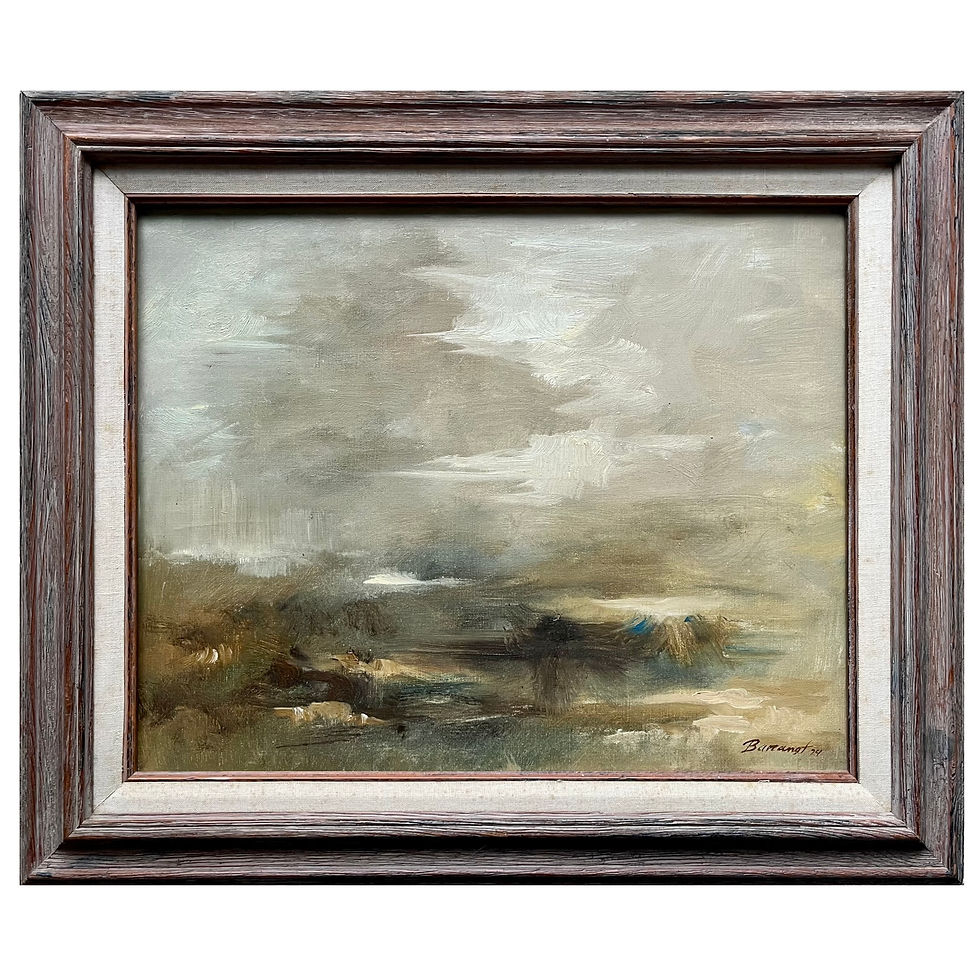 Abstract Impressionistic Seascape "Shoreline Scene" by Robert Baranet