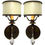 Thumbnail: SOLD: Like New - "Roma" Bronze Sconces by Corbett Lighting