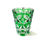 Thumbnail: Vintage "Bohemian" Style Crystal Vase - Emerald Cut to Clear 1