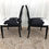 Thumbnail: SOLD: Baker Furniture Archetype Dining Chairs with Cowhide Upholstery - Set of 4