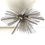 Thumbnail: SOLD: Kelly Wearstler Visual Comfort - Strada Medium Flush Mount in Silver Leaf