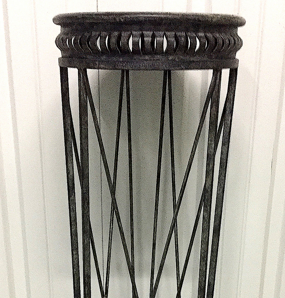 Thumbnail: SOLD: Greco-Roman Metal Plant Stand