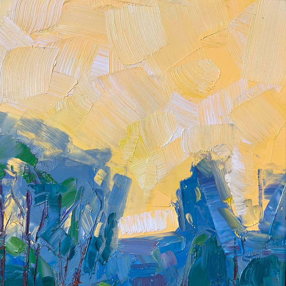 Thumbnail: Caleb Meyer "Summer Fades" Montana Landscape Painting - 2011