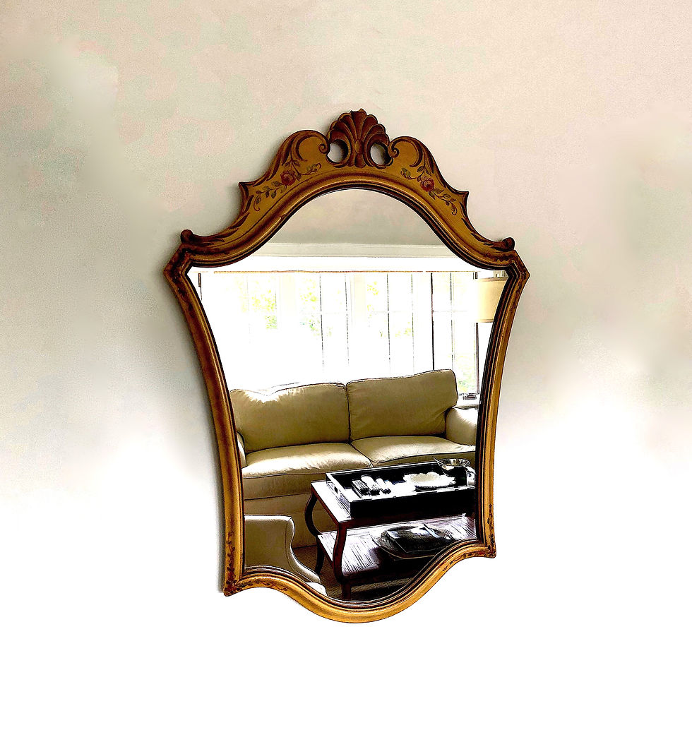 SOLD: 1920s Venetian Painted Mirror