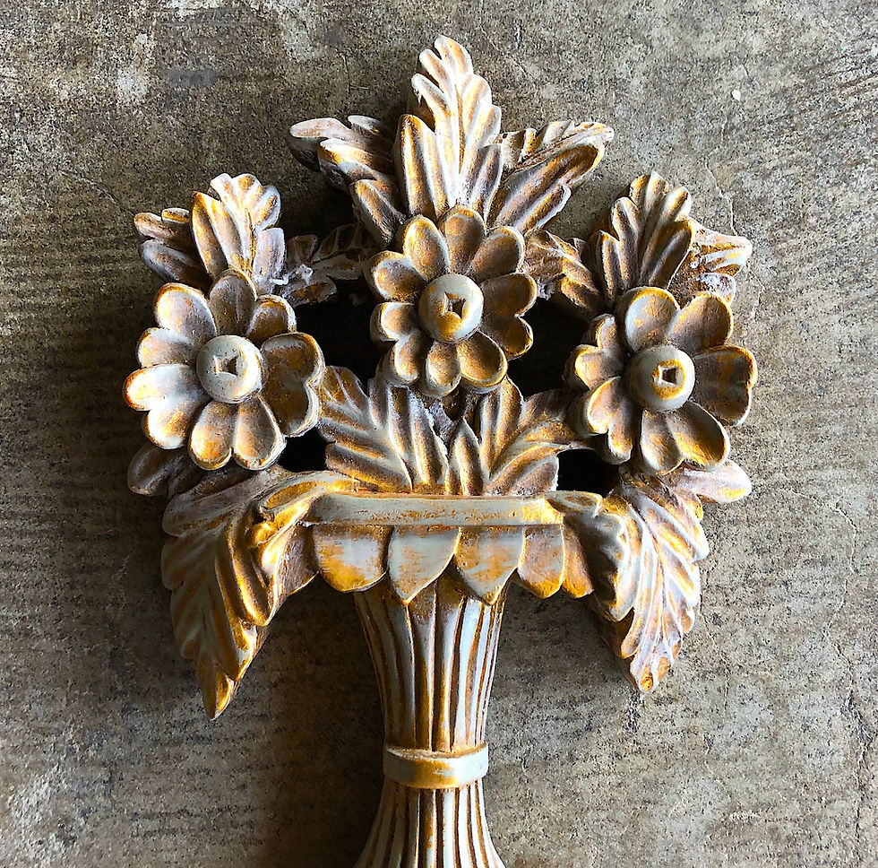 Thumbnail: SOLD: Antique Carved Gilt Italian Wall Sconces - Pair