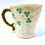 Thumbnail: SOLD: Belleek Ireland Porcelain Shamrock Mugs - Set of 8