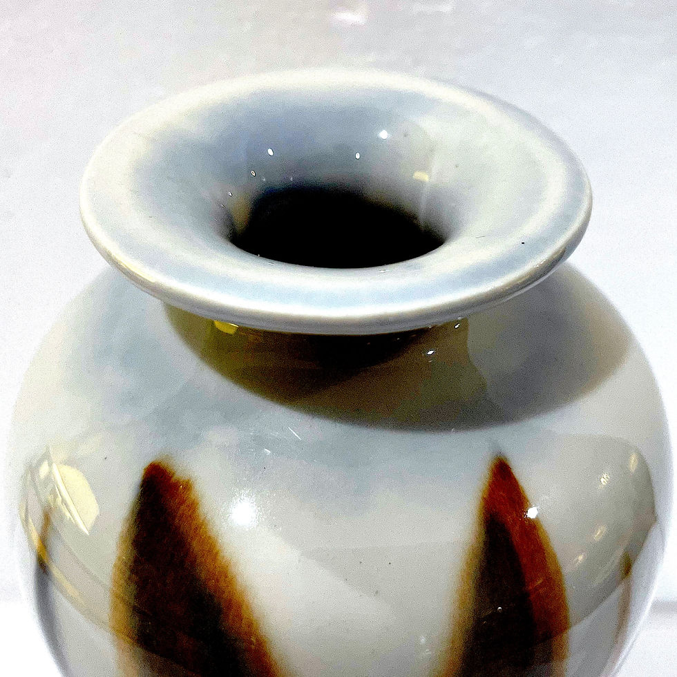 Thumbnail: SOLD: Mid-Century Modern Tall Baluster Vase in Ice Blue by F. J. Von Tury