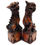 Thumbnail: SOLD: Mid 19th Century Chinese Foo Dogs Carved in Wood - a Pair