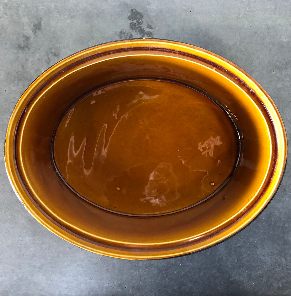 Thumbnail: SOLD: Mid-Century Majolica Shellfish Tureen by Secla Portugal