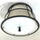 Thumbnail: SOLD: Hudson Valley Lighting - Savona Shaded Semi-Flush Mount #9814-OB