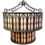 Thumbnail: Massive Custom Hand-Forged Iron Gothic Revival Chandelier by Hacienda Lighting