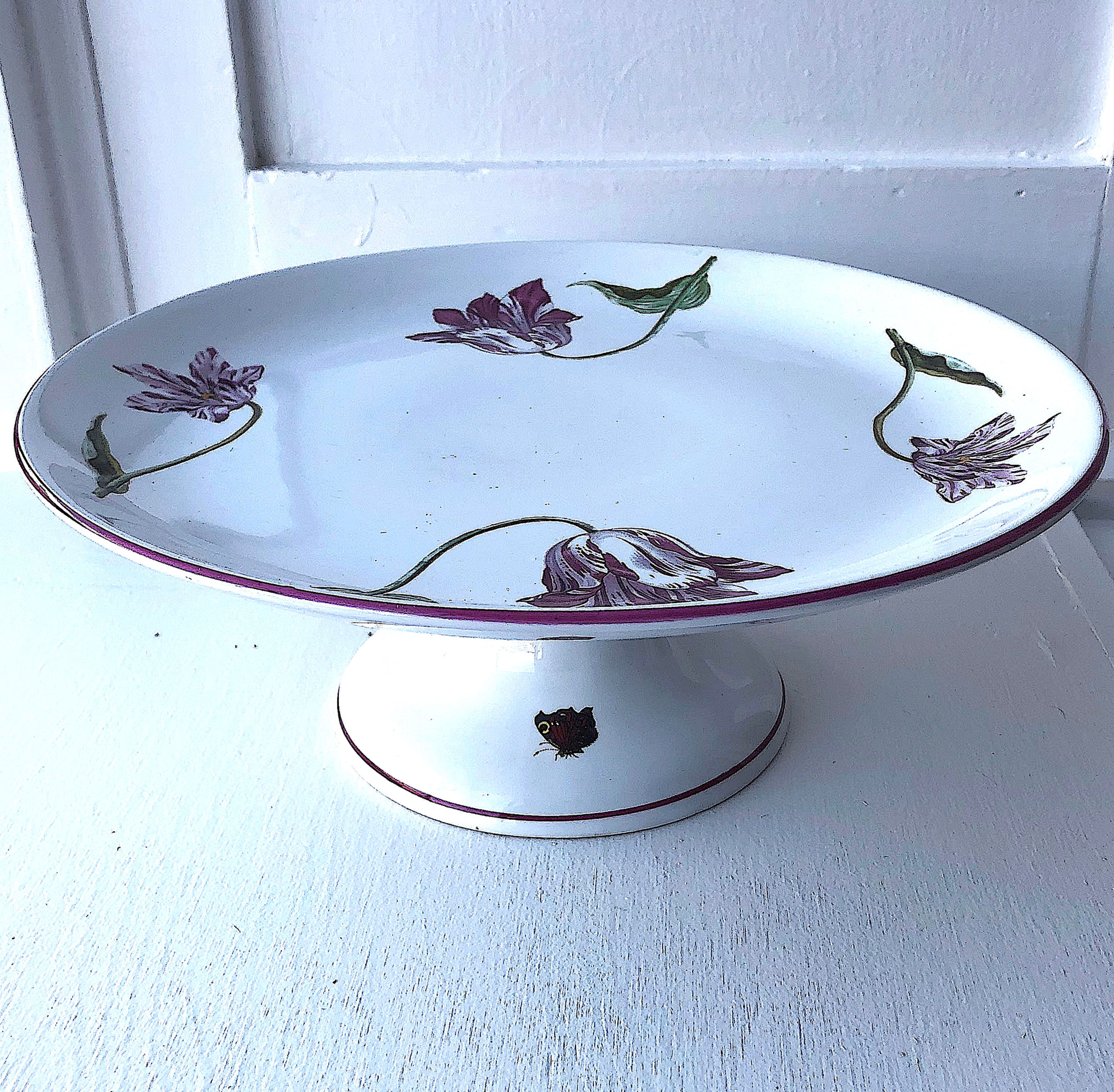 SOLD: Metropolitan Museum Of Art Jacob Marrel Tulips Cake Stand