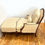 Thumbnail: SOLD: Vintage Sherrill Carved Frame Bergere and Ottoman - Like New