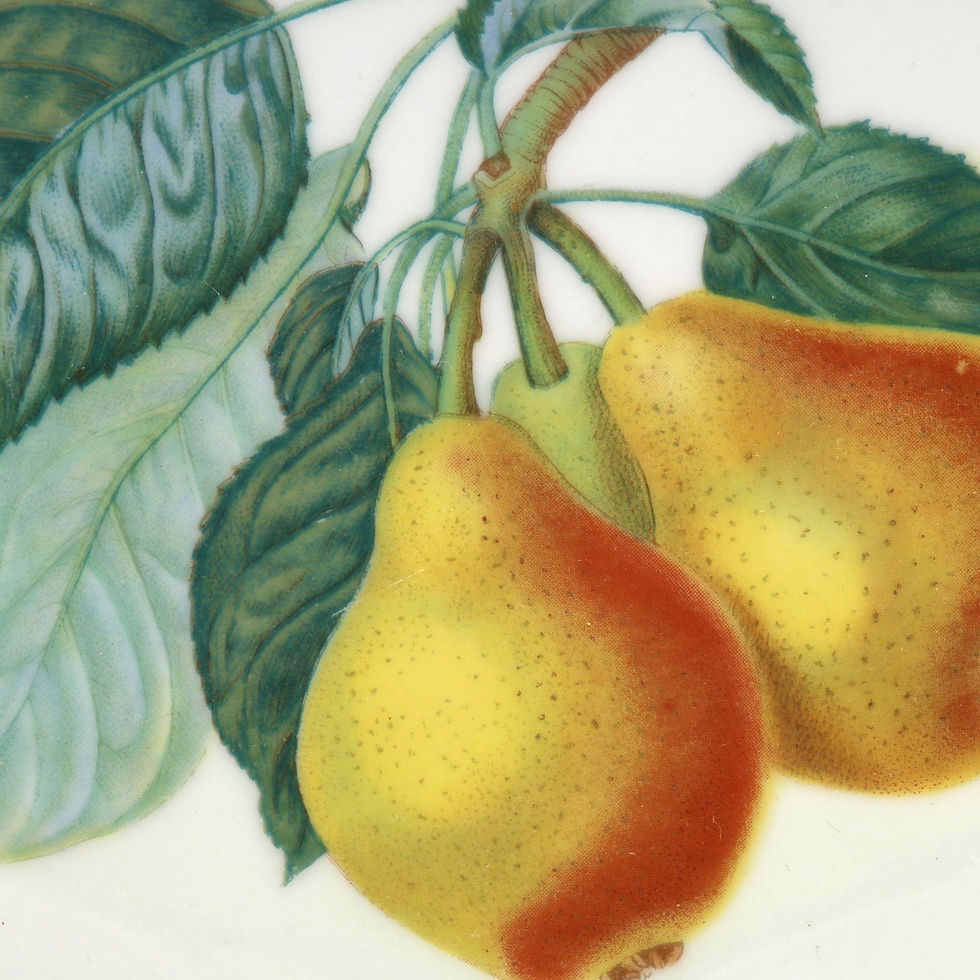 Thumbnail: SOLD: Vista Alegre for Mottahedeh - Fruit Plates SIX