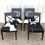 Thumbnail: SOLD: Baker Furniture Archetype Dining Chairs with Cowhide Upholstery - Set of 4
