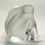 Thumbnail: 1990s Lalique Nu Assis Frosted Crystal Figurine With Original Box
