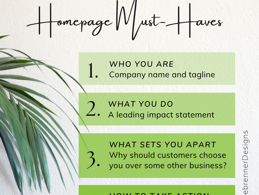 Design Tip: Homepage Must-Haves
