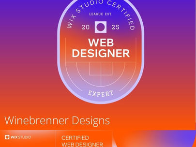 Winebrenner Designs Selected for the Wix Studio League