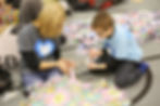 KindCraft's No Sew Fleece Blanket Event at the Ball Conference Center