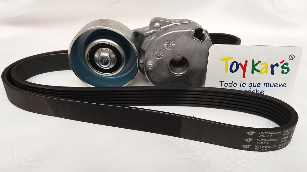 tensor y banda Hutchinson alternador Renault Fluence