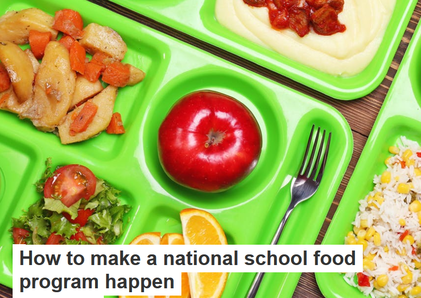 How to make a national school food program happen