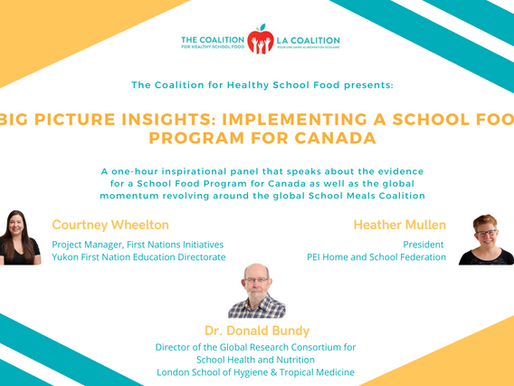 Big Picture Insights: Implementing a School Food Program for Canada