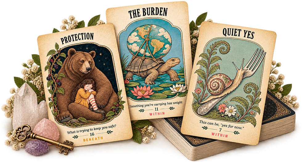 Vintage Oracle Cards and Botanical Treasures.png