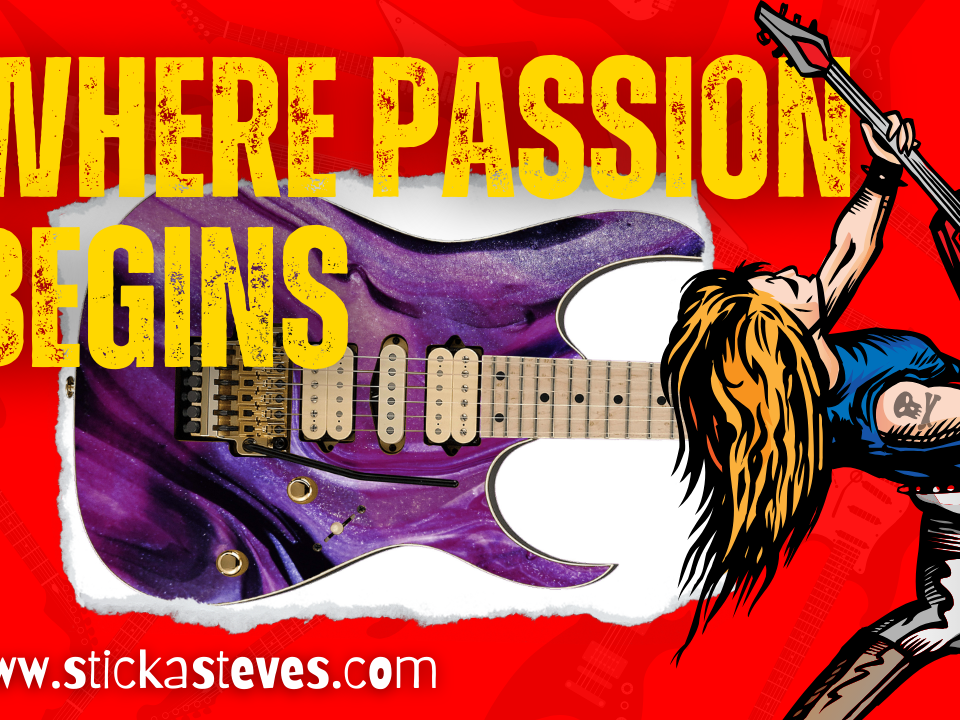 Guitar skins, Drum skins, Wall art digital design of stickers for StickaSteves.com