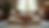 Eye-level view of a cozy living room with a dog resting on a plush pet bed