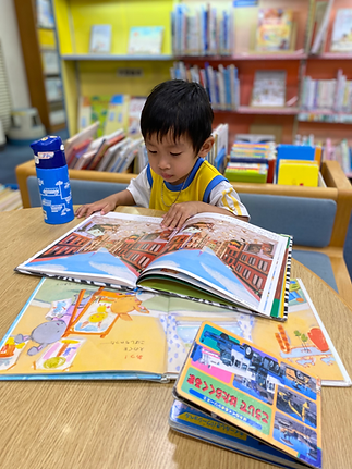 Sóc đọc sách ở thư viện Nhật Bản