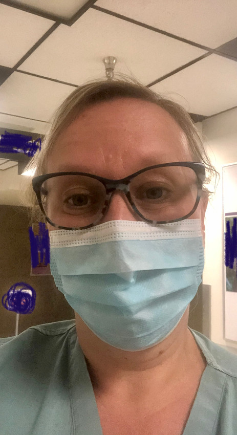 Saskatoon - Royal University Hospital
May 9, 2020
My daughter at work, masking for 12 hours to protect her patients, coworkers and herself, to stay healthy and working through this.
