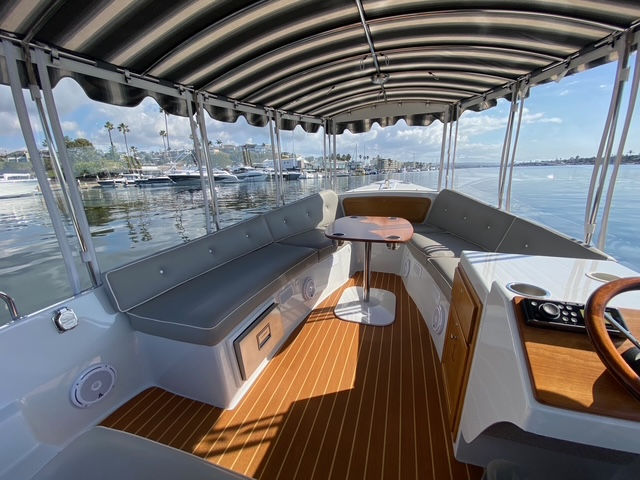 Inside Beverly boat