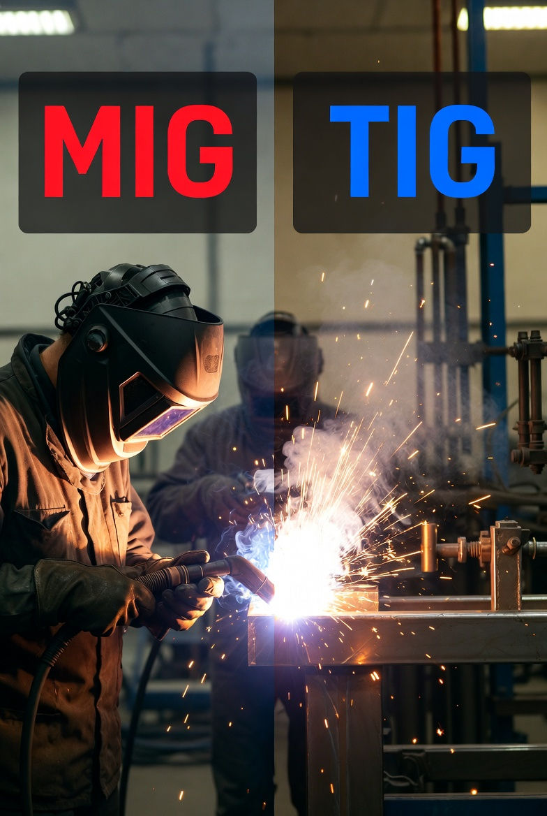 MIG vs TIG : Quel procédé choisir en 2026 pour maximiser productivité et qualité
