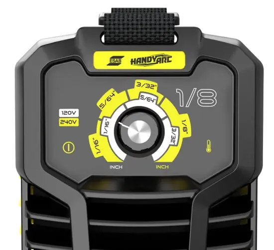 Soudeuse portative ESAB HANDY ARC 1/8 pour travaux légers et électrode