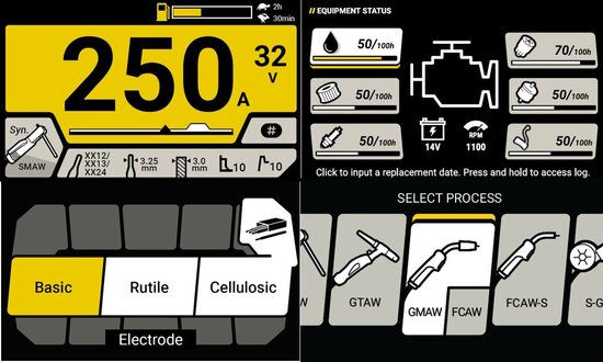 Génératrice soudeuse industrielle ESAB Ruffian 270G pour chantier intensif