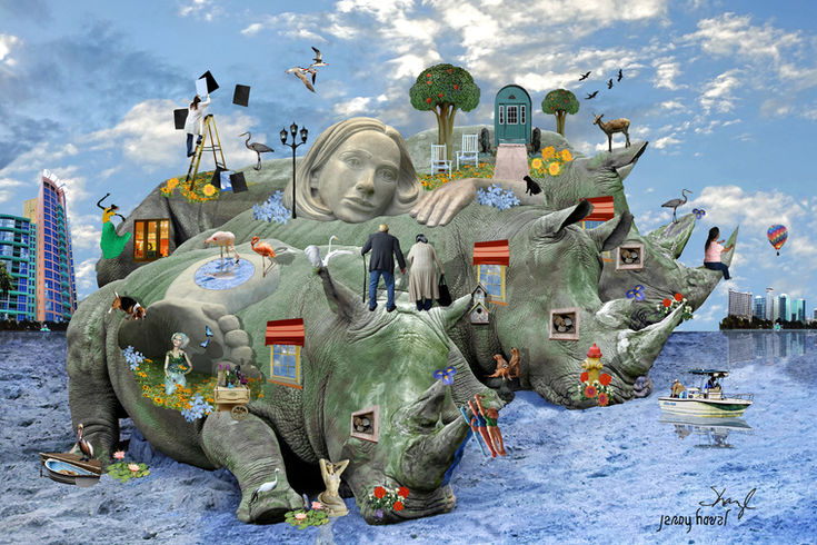 Doing strange things with rhinos 4x6.jpg