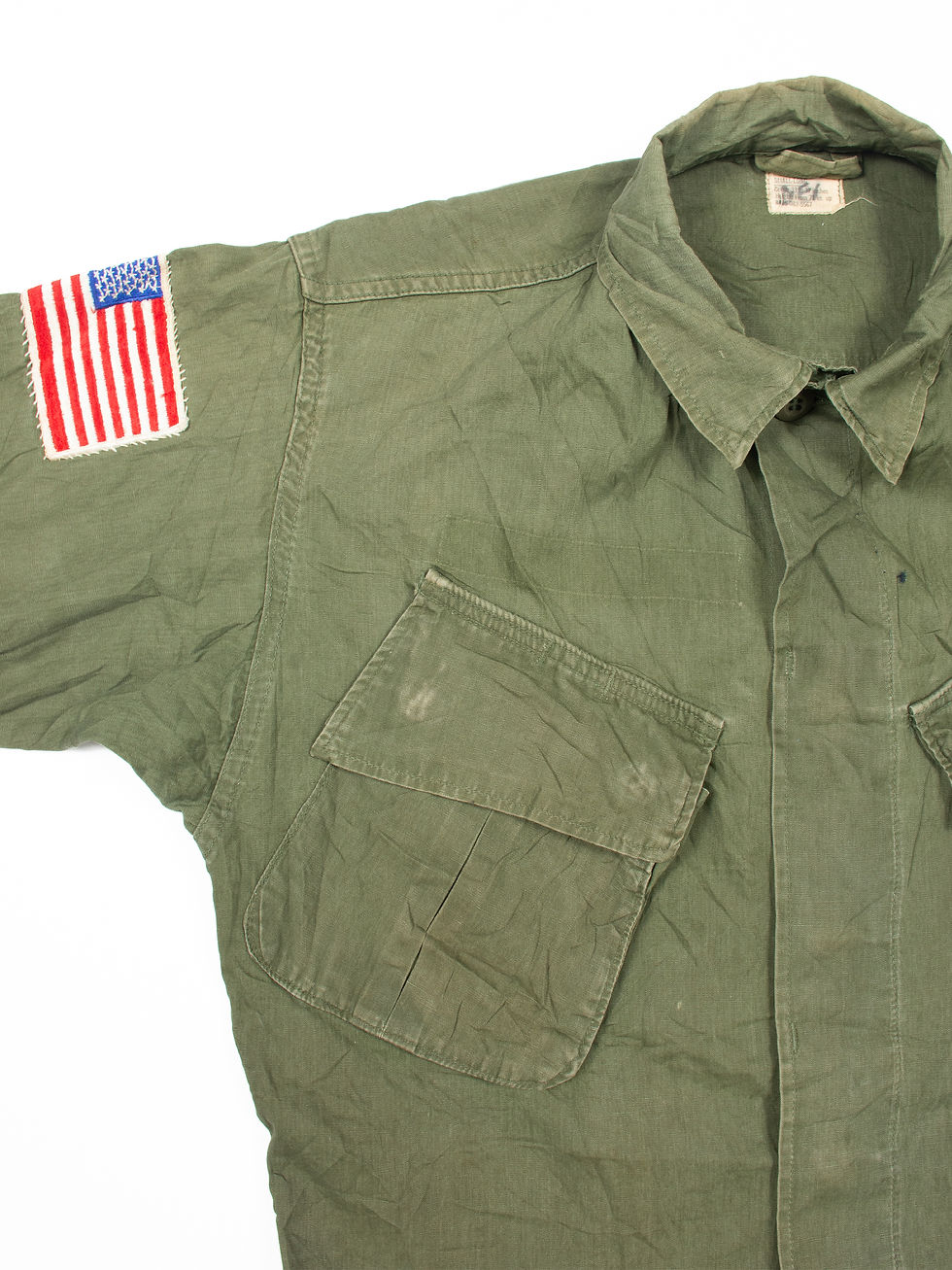 Thumbnail: 1967 VIETNAM WAR 3rd PATTERN JUNGLE SHIRT