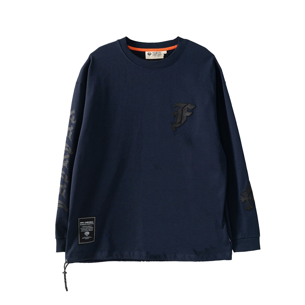 縮圖：FRFX ”F“ APPLIQUE L/S TEE - FFLT14