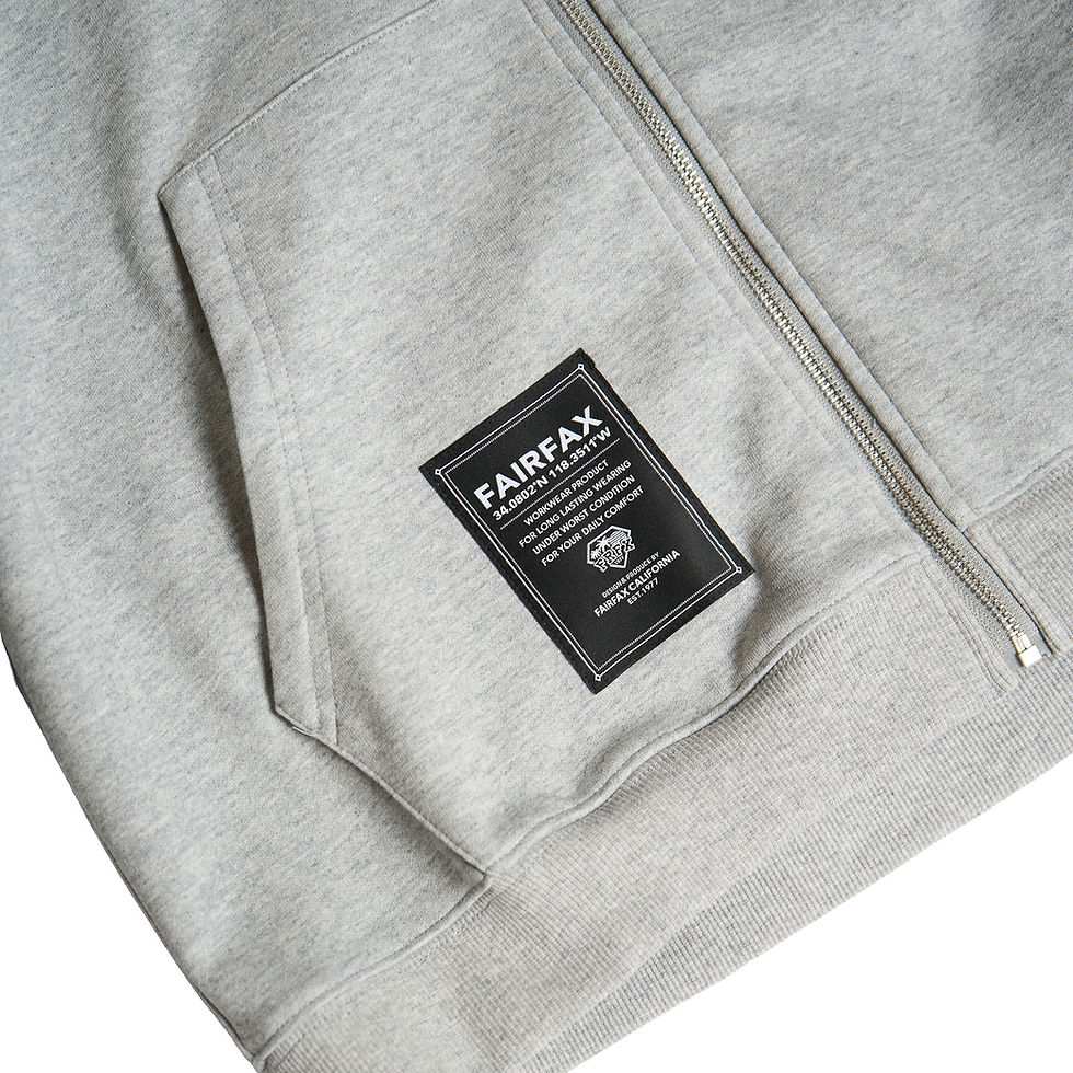 縮圖：FAIRFAX PAISLEY ZIP UP HOODIES