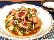 カツオのレア南蛮漬け【動画】