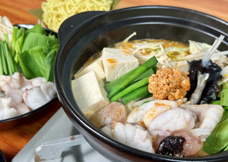 あんこうの胡麻担々風鍋