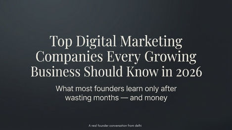 Top digital marketing companies 