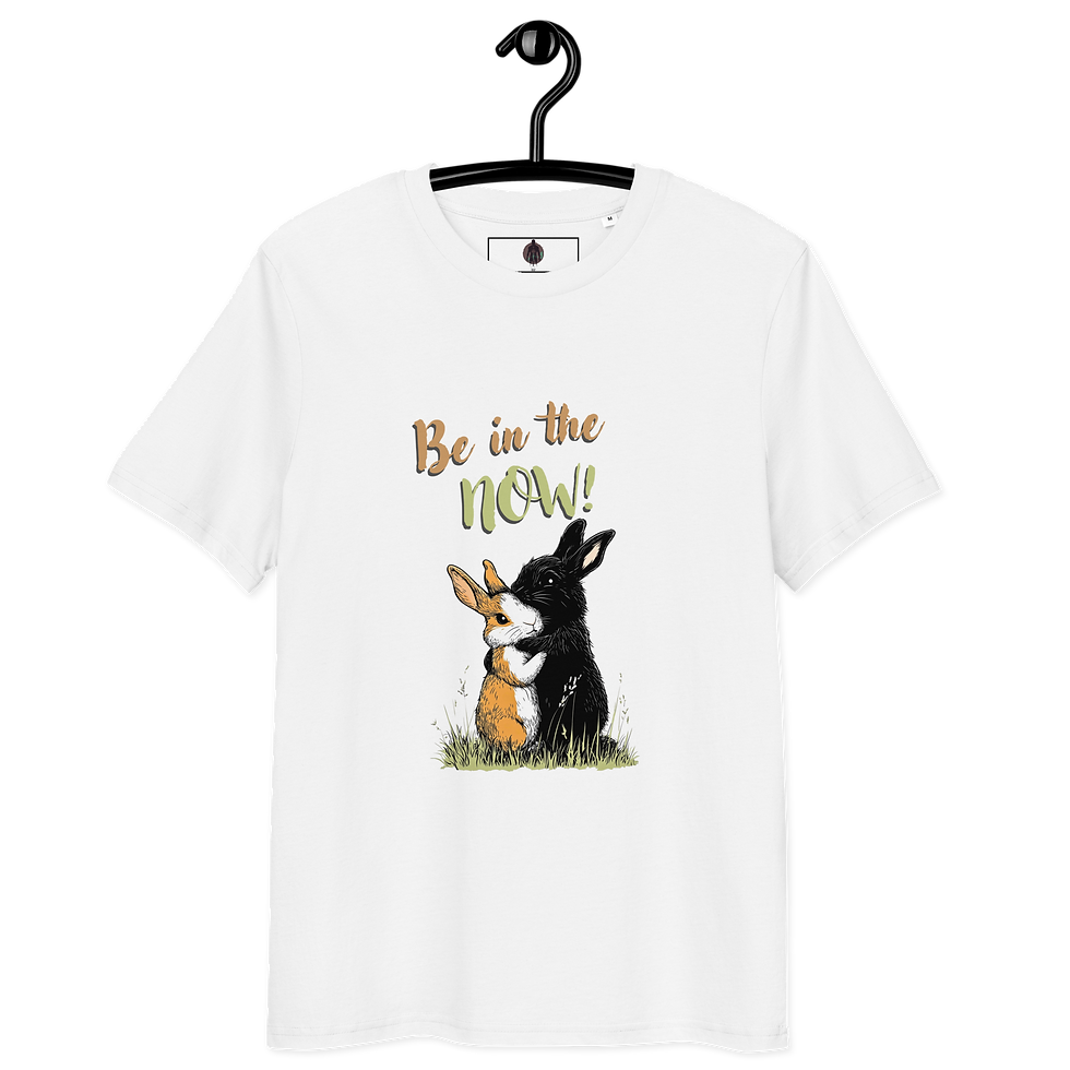 Thumbnail: Be in the Now! Organic Cotton Tee – Wear & Share Mindfulness T-shirt
