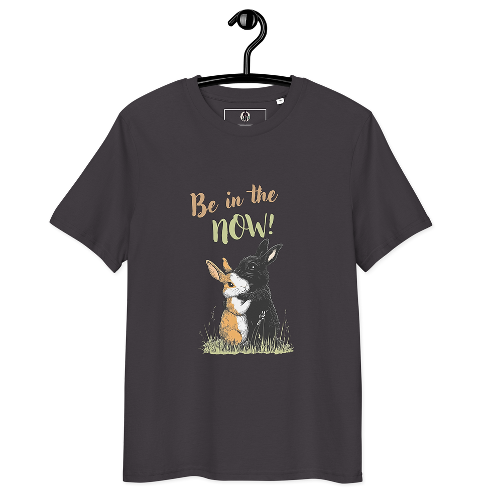 Thumbnail: Be in the Now! Organic Cotton Tee – Wear & Share Mindfulness T-shirt