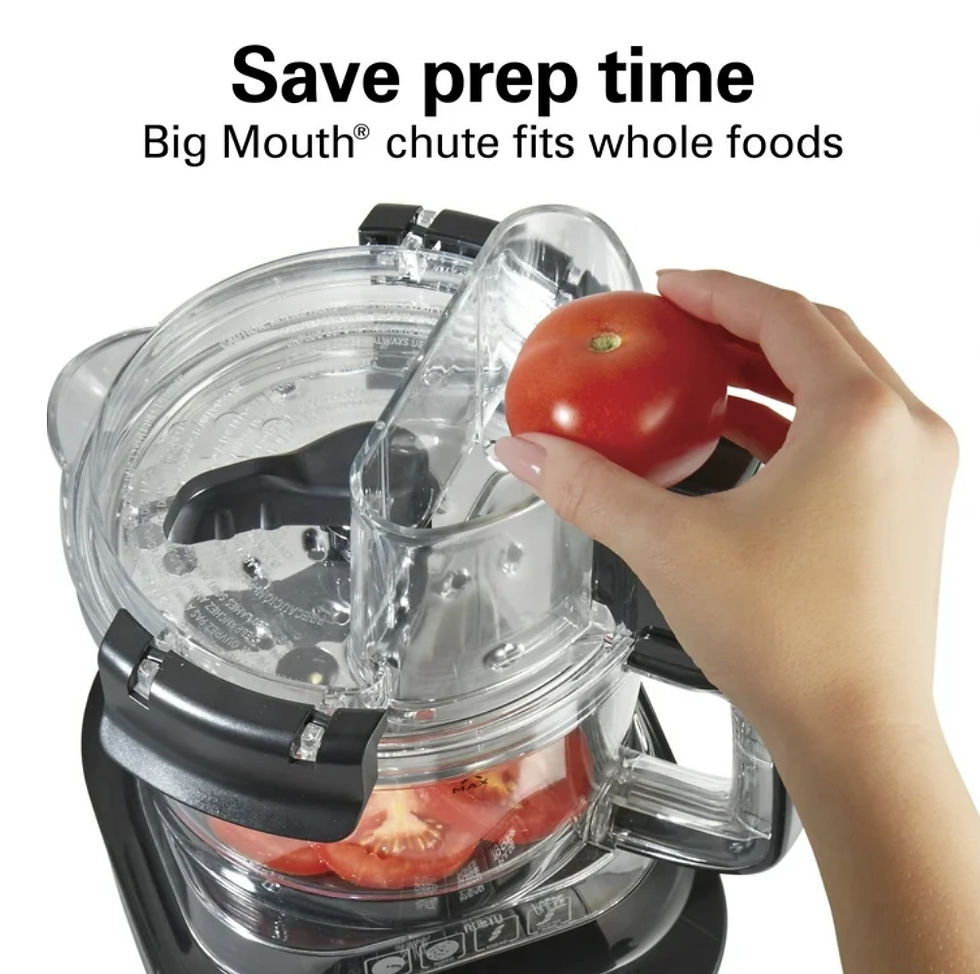 Thumbnail: Hamilton Beach Stack & Snap Food Processor with Bowl Scraper, 10 Cup Capacity, B